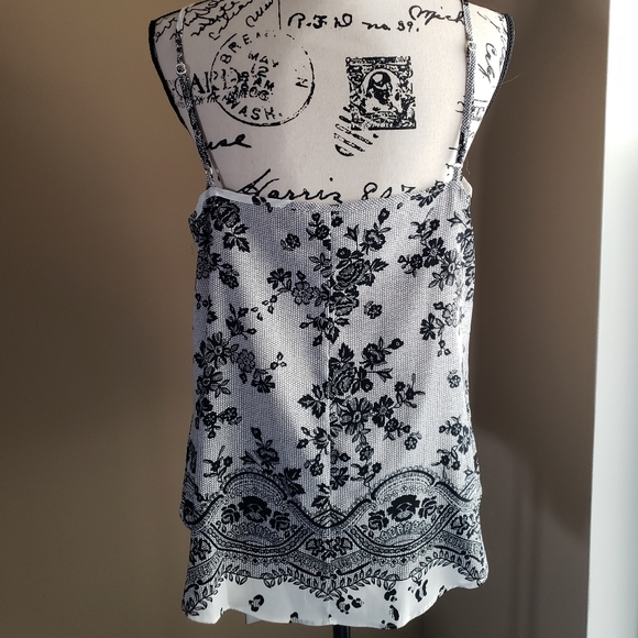 Worthington Camisole Large black & white - Picture 2 of 5